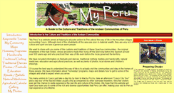 Desktop Screenshot of myperu.org